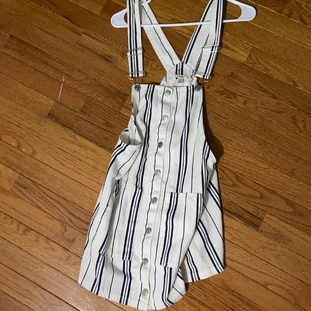 Cute short overall dress